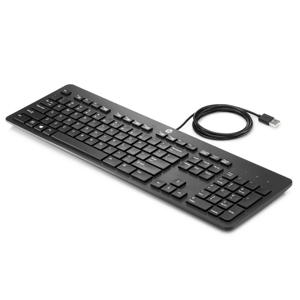 HP USB Slim Business Keyboard with number pad, UEC